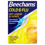 BEECHAMS cold & flu sachets hot lemon & honey 40mg/600mg/10mg  5