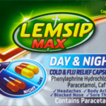 LEMSIP MAX day & night cold & flu relief capsules 25mg/500mg/6.1mg  16