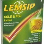 LEMSIP cold & flu sachets lemon 650mg/10mg  5