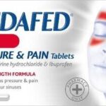 SUDAFED sinus pressure & pain tablets 200mg/30mg  12