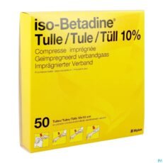 Iso-Betadine Tule 10% 10 x 10 cm | 50 pieces