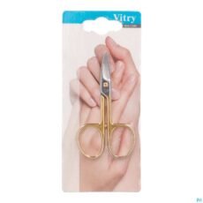 Vitry Prestige Nail Scissors Curved Inox | 1 piece