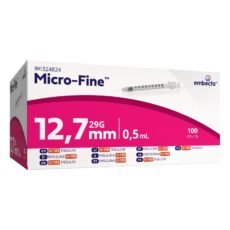 Embecta Micro-Fine Insulin Syringes U-100 12,7 mm 29G 0,5 ml | 100 pieces