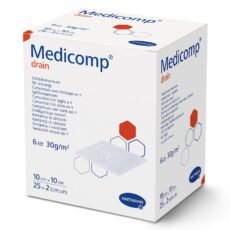 Medicomp Drain Sterile 6 Layers 10 x 10 cm | 25 x 2 pieces
