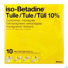 Iso-Betadine Tule 10% 10 x 10 cm | 10 pieces