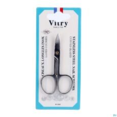 Vitry Nail Scissors Curved Inox | 1 piece
