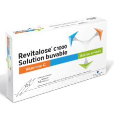Revitalose C1000 Drink with Vitamin C and Amino Acids | 14 x 2 ampoules