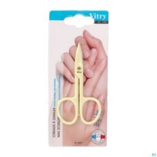 Vitry Nail Scissors Colored Curved | 1 piece