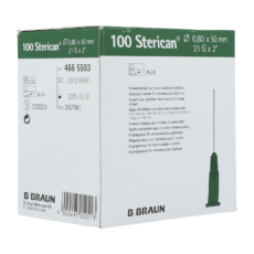 Braun Sterican Needle 21G 2 Green 0.8 x 50 mm | 100 pieces