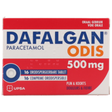 Dafalgan Odis 500 mg | 16 orodispersible tablets