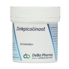 DeBa Pharma Zinc Picolinate 45 mg | 60 tablets