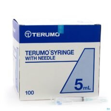 Terumo Disposable Syringe with Needle 5 ml 21G 1 1/2 | 100 pieces