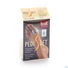 Bort PediSoft Round Bandage with Silicone | 4 pieces