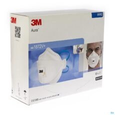 3M Aura Respirators FFP2 with Valve (1872V+) | 10 pieces
