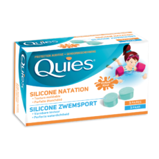 Quies Silicone Hearing Protection for Swimming Children | 3 pairs