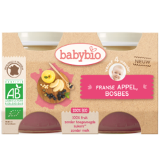 Babybio Apple-Blueberry | 2 x 130 g