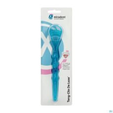 Miradent Tongue-Clin Deluxe Tongue Cleaner Blue | 1 piece