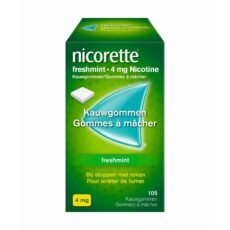 Nicorette Freshmint Chews 4 mg | 105 pieces