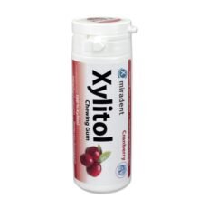 Miradent Xylitol Chewing Gum Cranberry | 30 pieces