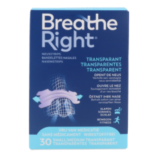 Breathe Right Nasal Strips Sensitive Skin Small/Medium | 30 pieces