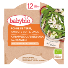 Babybio Potatoes-Prince Beans-Turkey | 230 g