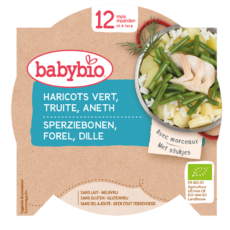 Babybio Princess Beans-Forel | 230 g