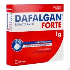 Dafalgan Forte 1 g | 8 effervescent tablets