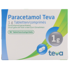 Paracetamol Teva 1 g | 90 tablets