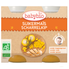 Babybio Corn-Chicken | 2 x 200 g