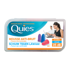 Quies Hearing Protection Foam against Noise Disco | 3 pairs