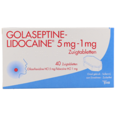 Golaseptine-Lidocaine 5 mg - 1 mg | 40 lozenges