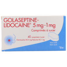 Golaseptine-Lidocaine 5 mg - 1 mg | 40 lozenges