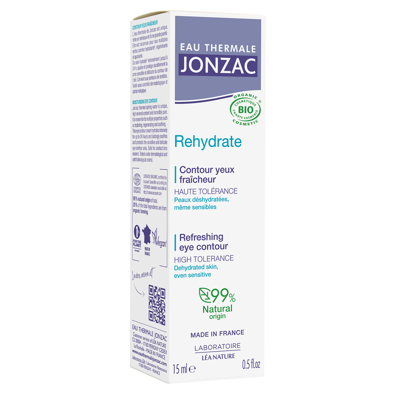 Jonzac Rehydrate Refreshing Eye Contour Bio | 15 ml