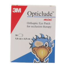 Opticlude Mini Eye Plasters 5 cm x 6 cm | 50 pieces