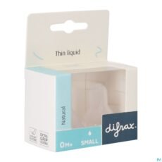 Difrax Teat Natural Small | 2 pieces