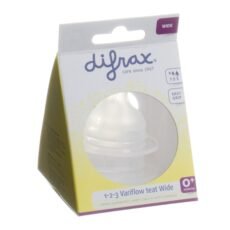 Difrax 1-2-3 Dose teat Wide | 2 pieces