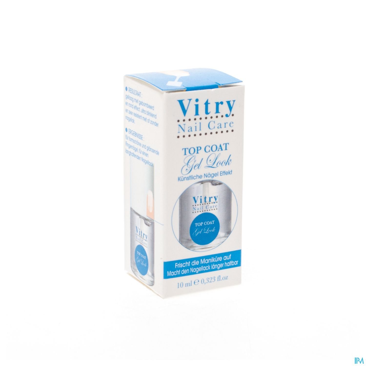 Vitry Nail Care Top Coat Gel Look | 10 ml