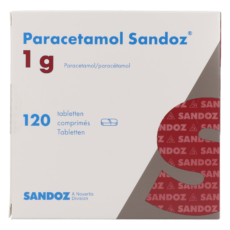 Paracetamol Sandoz 1 g | 120 tablets