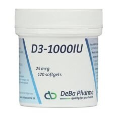 DeBa Pharma D3-1000IU 25 mcg | 120 capsules