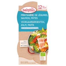 Babybio Vegetables-Salmon-Macaroni | 2 x 200 g