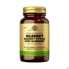 Solgar Bilberry Berry Extract with Blueberry | 60 capsules