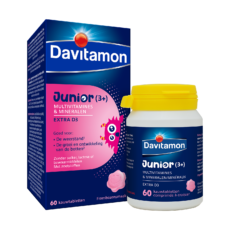 Davitamon Junior Raspberry | 60 chewable tablets