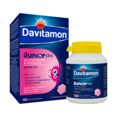Davitamon Junior Raspberry | 120 chewable tablets