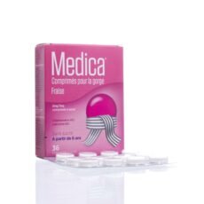 Medica Throat Tablets Strawberry | 36 lozenges