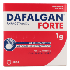 Dafalgan Forte 1 g | 40 effervescent tablets