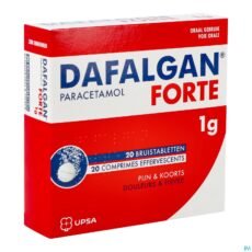 Dafalgan Forte 1 g | 20 effervescent tablets