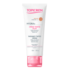 Topicrem Hydra+ Tinted Radiance Boosting Cream SPF40 Medium | 40 ml