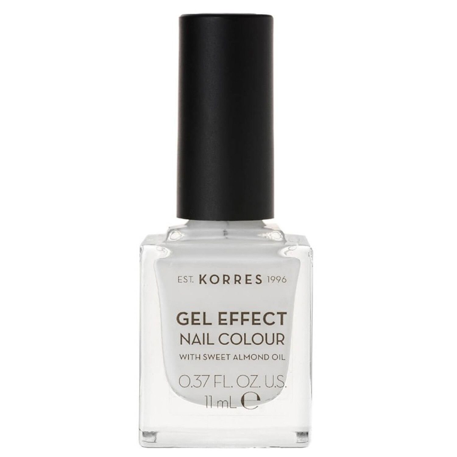 Korres Gel Effect Nail Colour 01 Blanc White | 11 ml