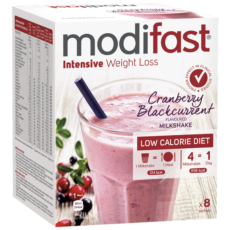 Modifast Intensive Milkshake Cranberry | 8 sachets