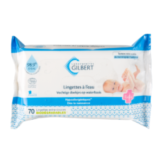 Gilbert Water-Based Moist Wipes | 70 pieces